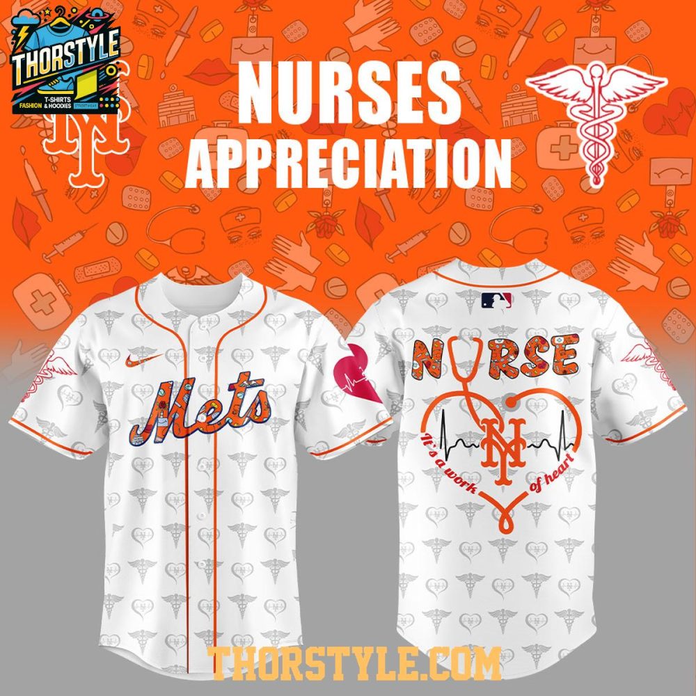 New York Mets Nurses Appreciation Day 2025 Baseball Jersey