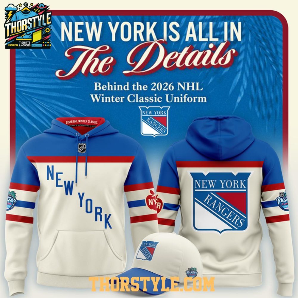 New York Rangers 2026 Nhl Winter Classic Hoodie Shirts