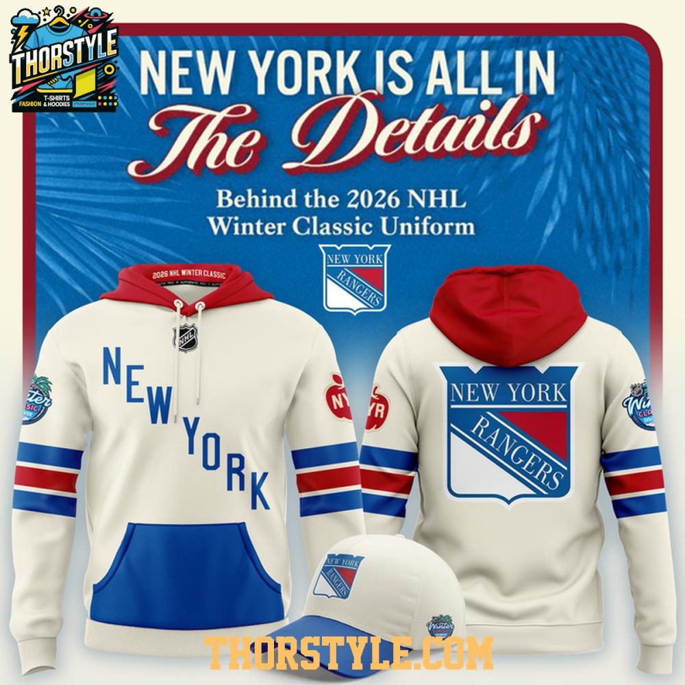New York Rangers All In Nhl Winter Classic Uniform 2026 Hoodie Shirts