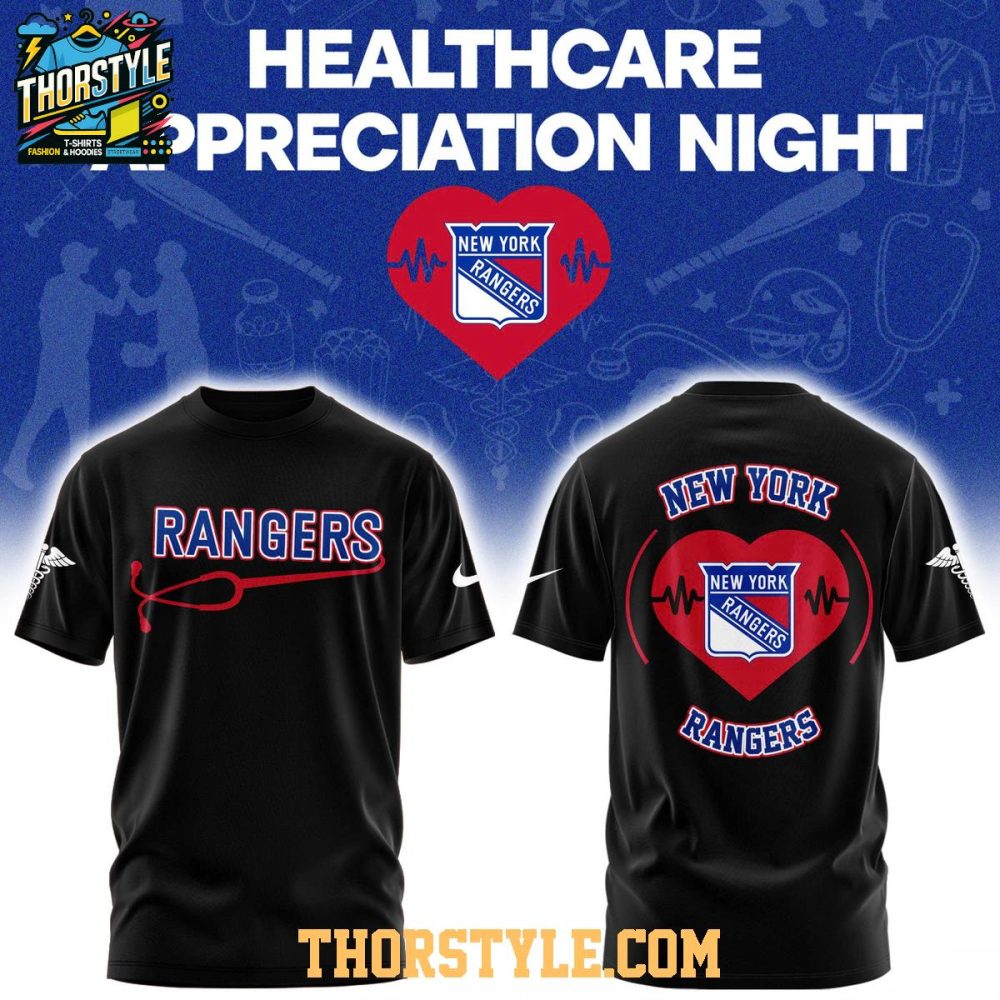 New York Rangers Healthcare Appreciation Night 2026 Nhl Hoodie Shirts