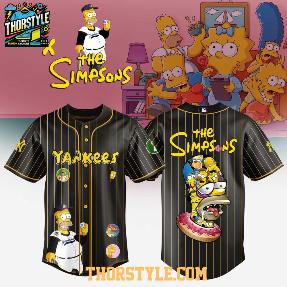 New York Yankees The Simpsons Memories 2025 Personalized Baseball Jersey