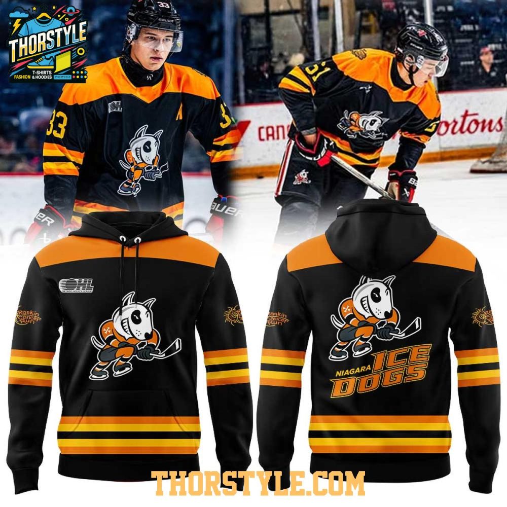 Niagara Icedogs Cancer Care Programs 2026 X Ohl Hoodie T-Shirt