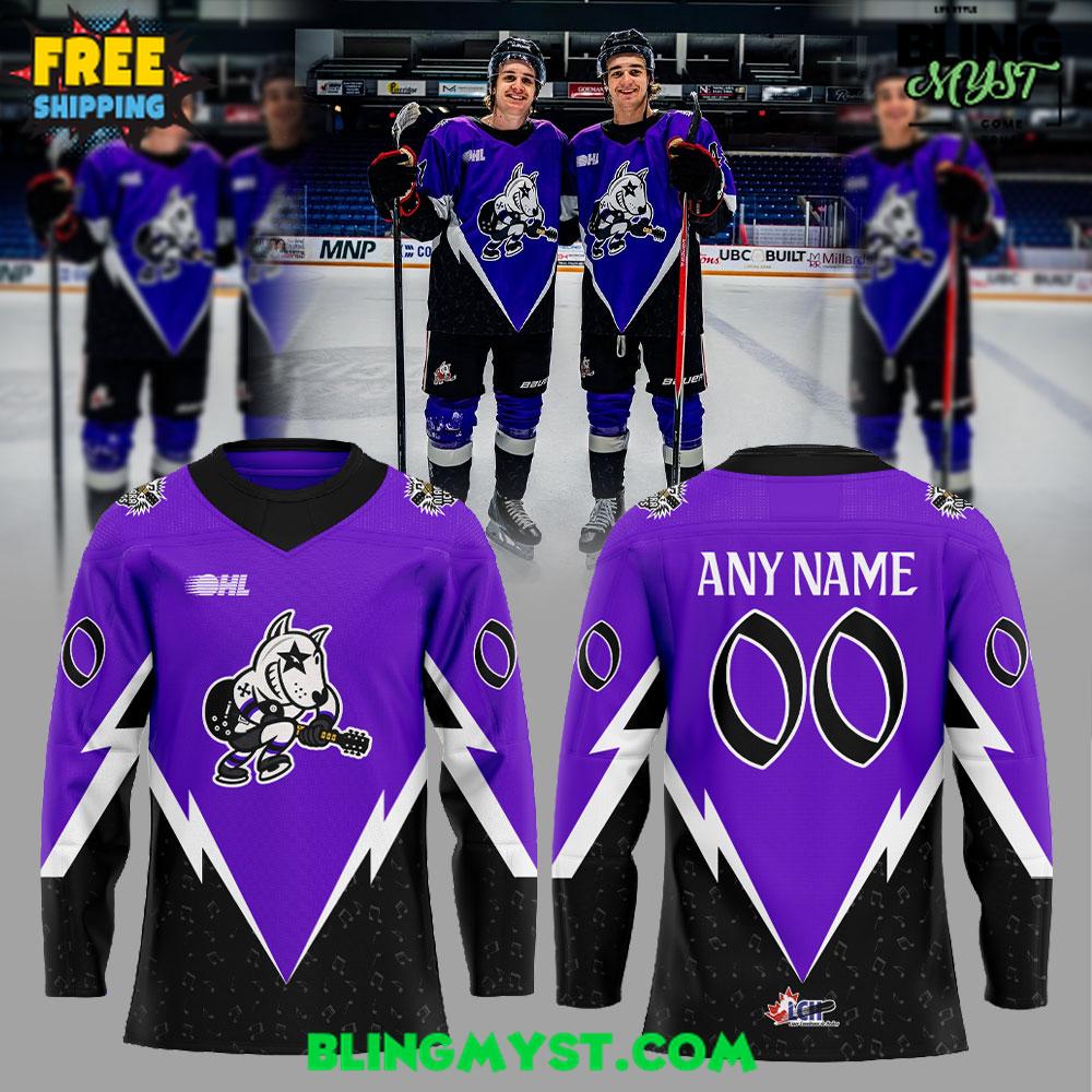 Niagara Icedogs Classic Rock Special Edition Hockey Jersey