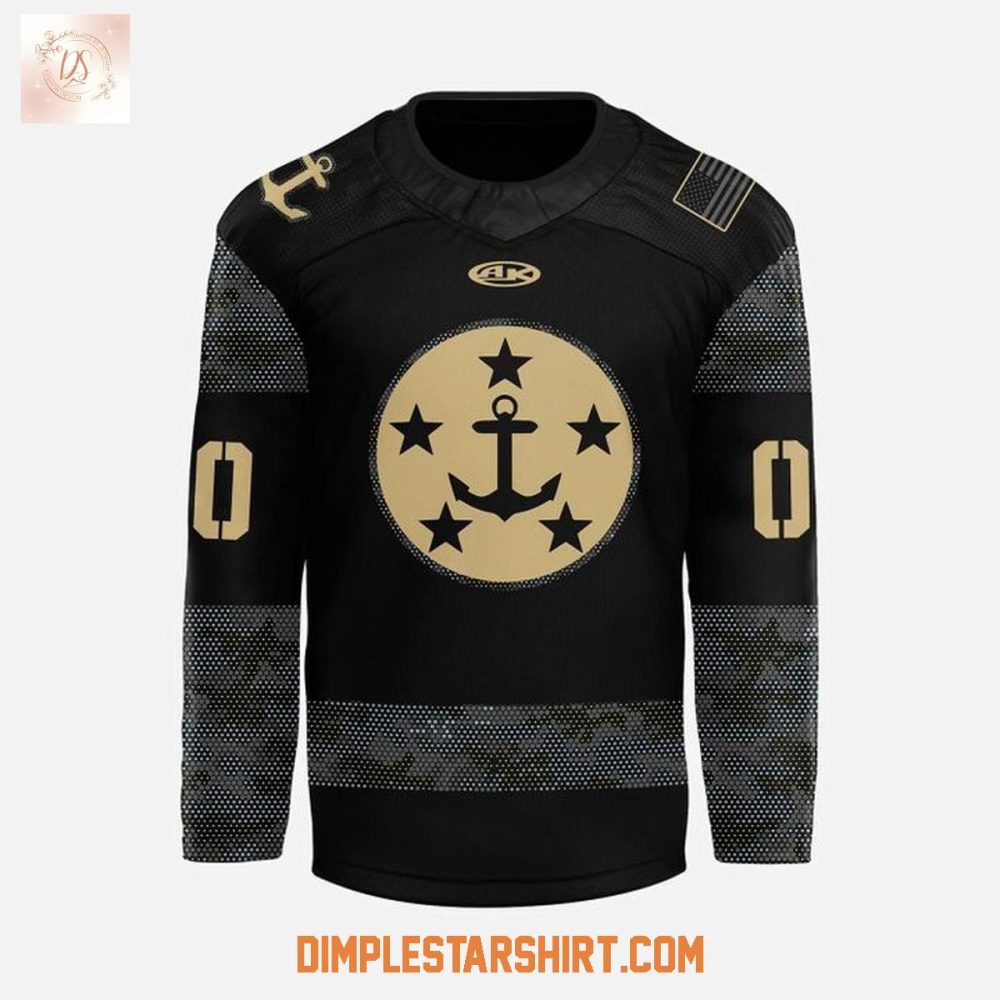 Norfolk Admirals Military Appreciation Night 2025 Hockey Jersey - Image 2