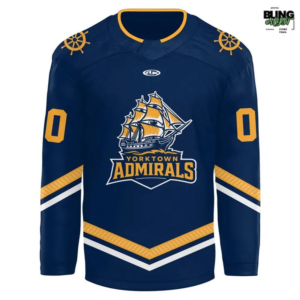Norfolk Admirals Yorktown Night Edition Hockey Jersey - Image 2
