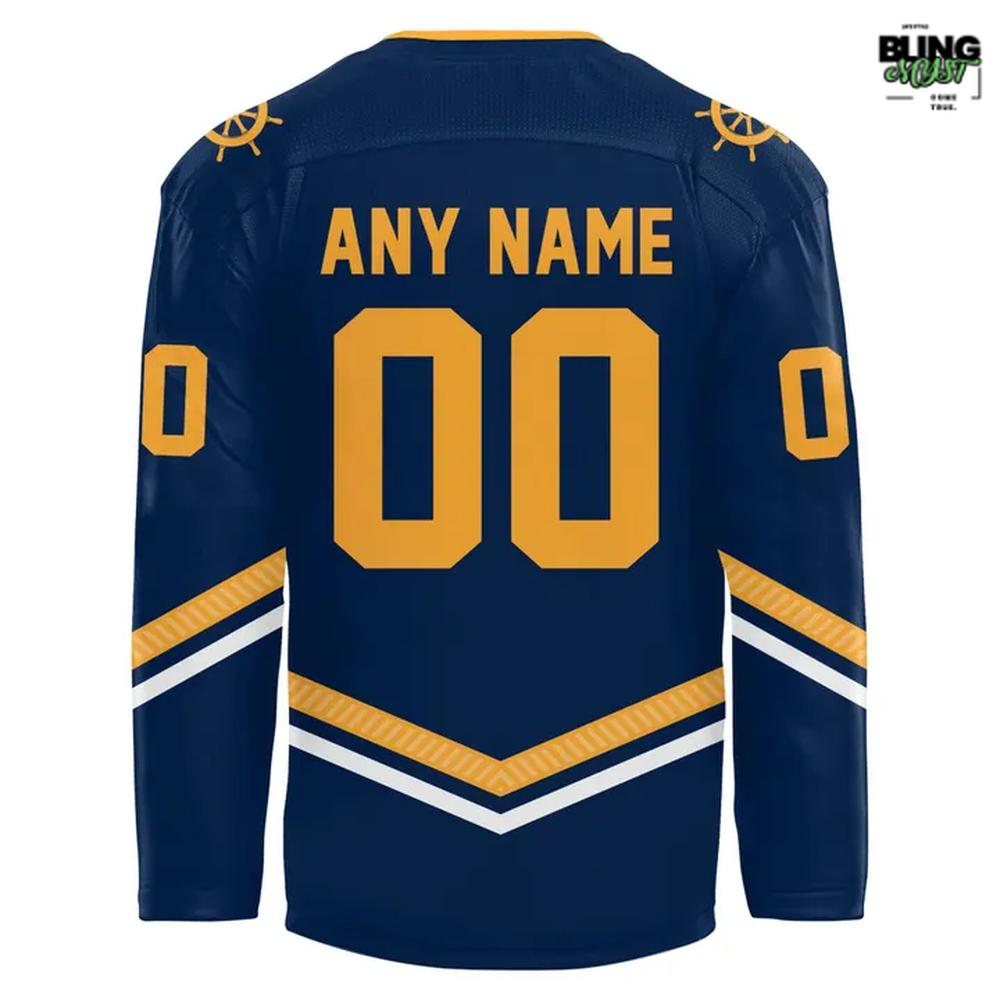 Norfolk Admirals Yorktown Night Edition Hockey Jersey - Image 3
