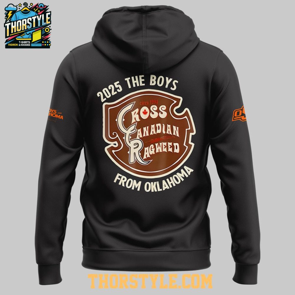 Osu Cowboys Cross Canadian Ragweed 2026 Oklahoma Boys Night Hoodie - Image 3