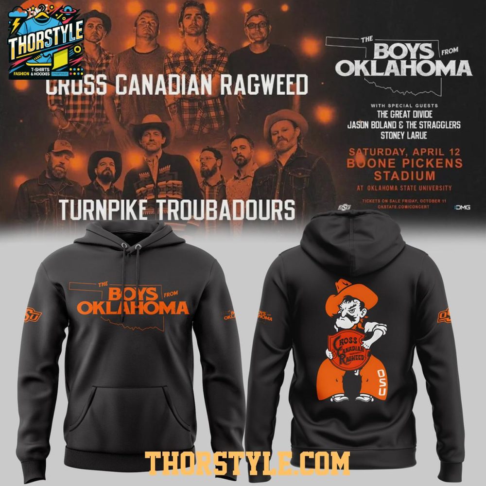 Osu Cowboys X Cross Canadian Ragweed 2026 The Boys From Oklahoma Hoodie