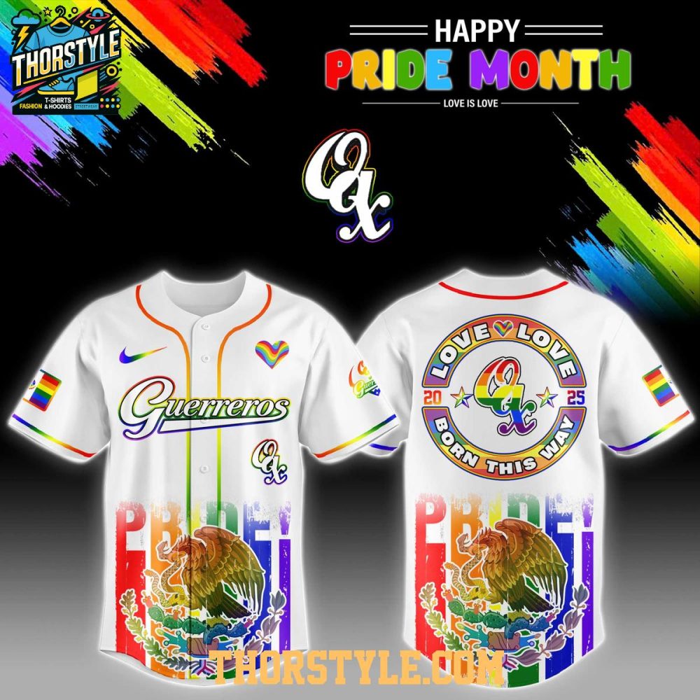 Oaxaca Guerreros 2025 Happy Pride Month Baseball Jersey
