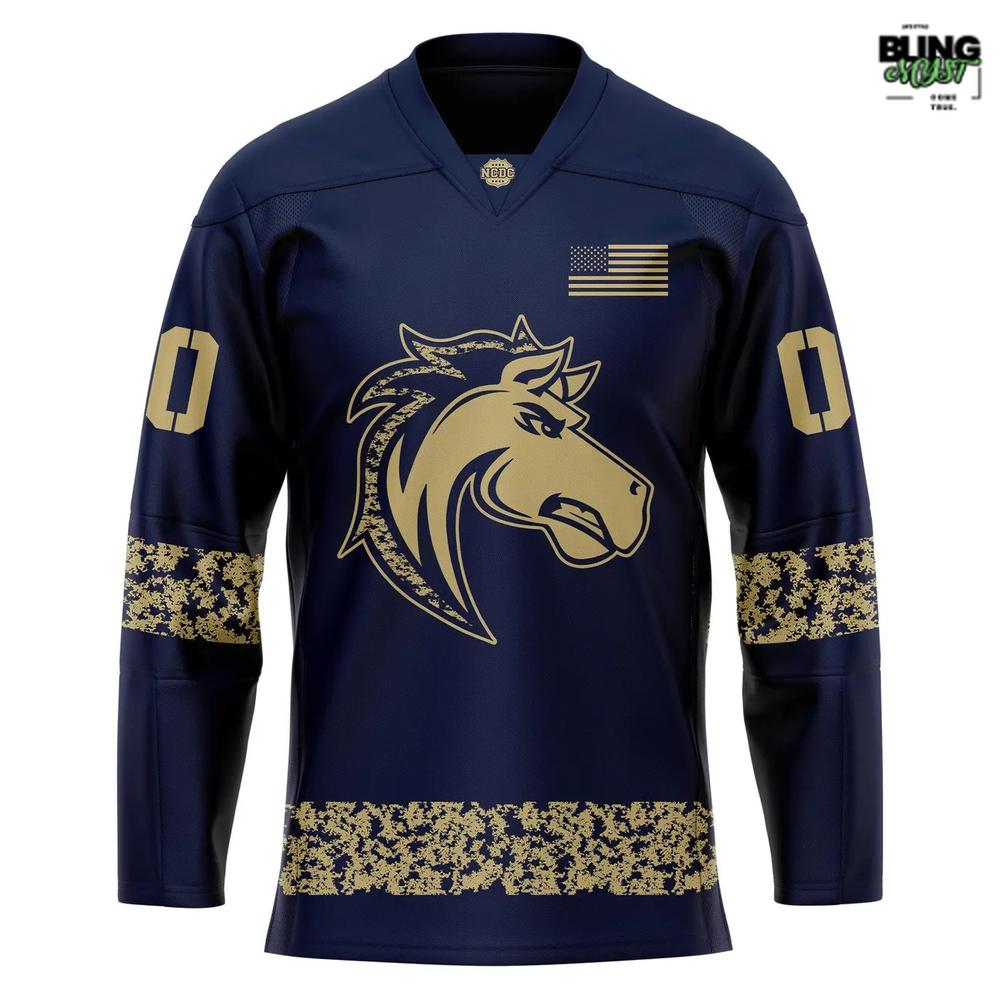Ogden Mustangs Military Appreciation 2025 Hockey Jersey - Image 2