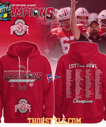 Ohio State Buckeyes Champions Goodyear Cotton Bowl 2025-2026 Hoodie T-Shirt