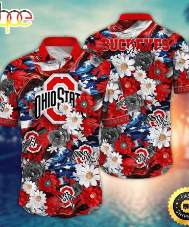 Ohio State Buckeyes Ncaa1 Hawaii Shirt Independence Day