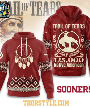 Oklahoma Sooners 2025 Native American Trail Of Tears Hoodie T-Shirt