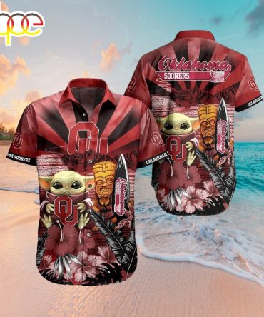 Oklahoma Sooners Baby Yoda Ncaa Hawaiian Shirt
