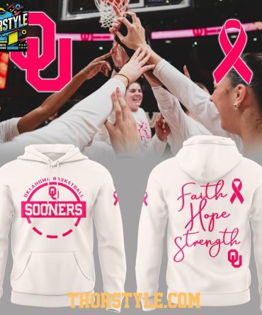 Oklahoma Sooners Fight Cancer 2026 Faith Hope Strength Hoodie T-Shirt