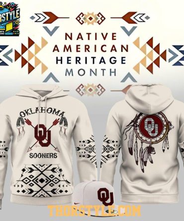 Oklahoma Sooners Football Native American Heritage Month Hoodie 2025