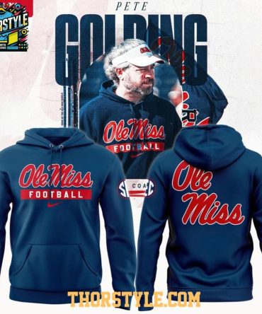 Ole Miss Rebels Coach Pete Golding Football 2025 College Playoffs Hoodie T-Shirt