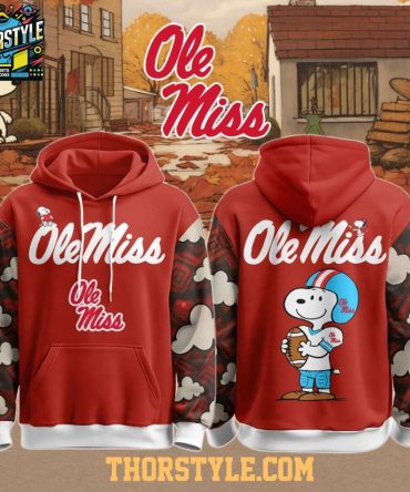 Ole Miss Rebels Snoopy Hotty Toddy Peanuts 2025 Hoodie T-Shirt