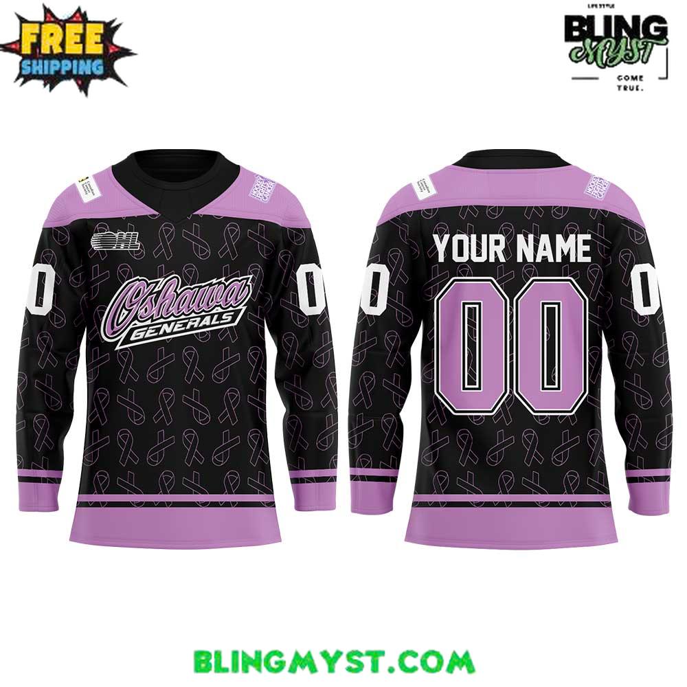 Oshawa Generals Fight Cancer 2026 Hockey Jersey - Image 2