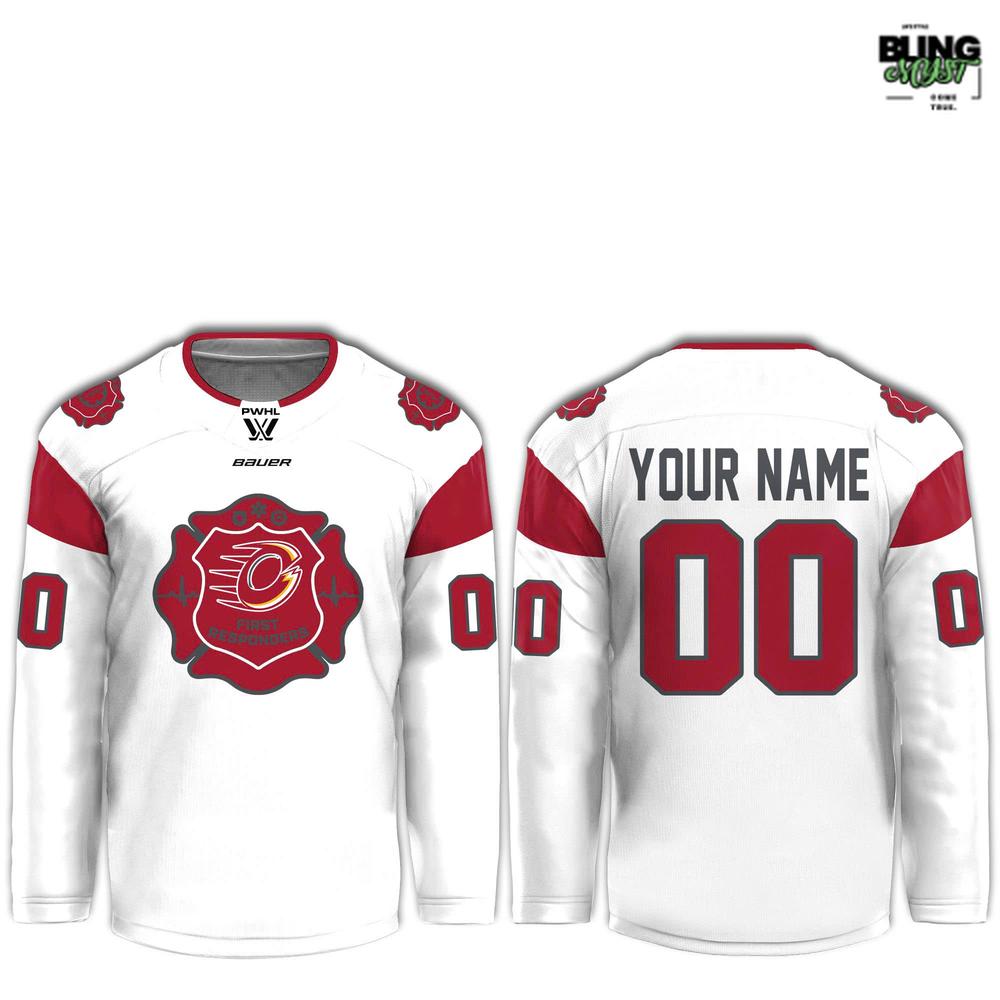 Ottawa Charge First Responders Night 2026 Hockey Jersey - Image 2