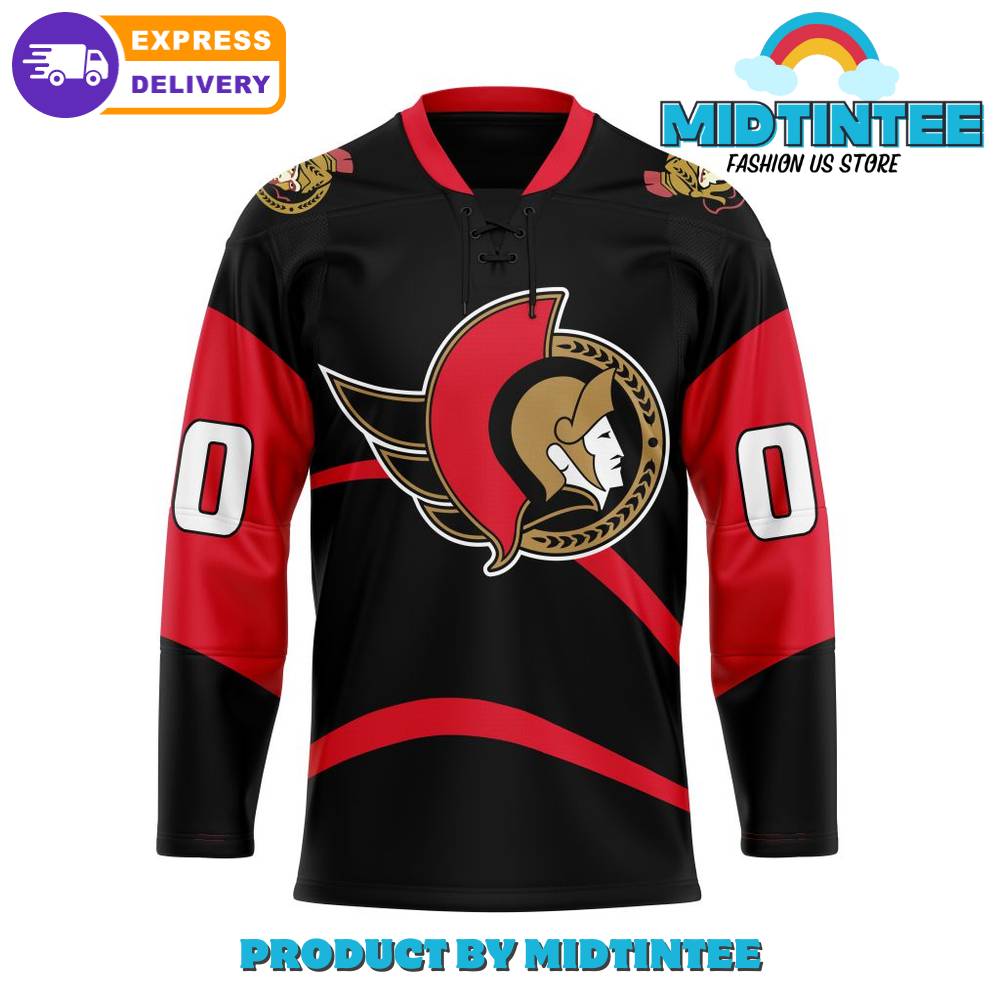 Ottawa Senators Customized Reverse Retro Hockey Jersey