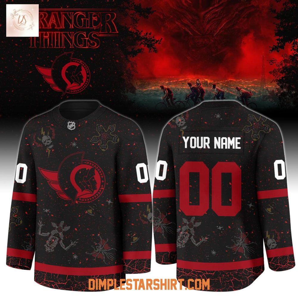 Ottawa Senators X Stranger Things 5 Jersey