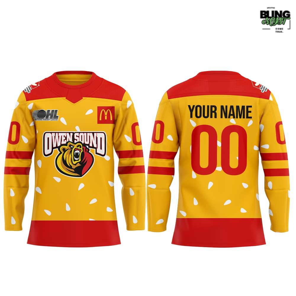 Owen Sound Attack X Mcdonald’S Limited Edition Hockey Jersey - Image 2