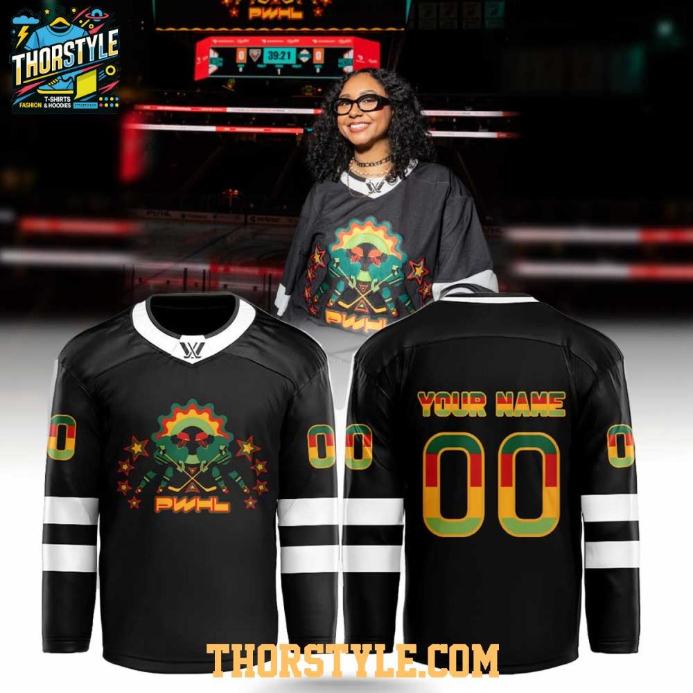 Pwhl All Team Black History Celebration Night 2026 Personalized Hockey Jersey