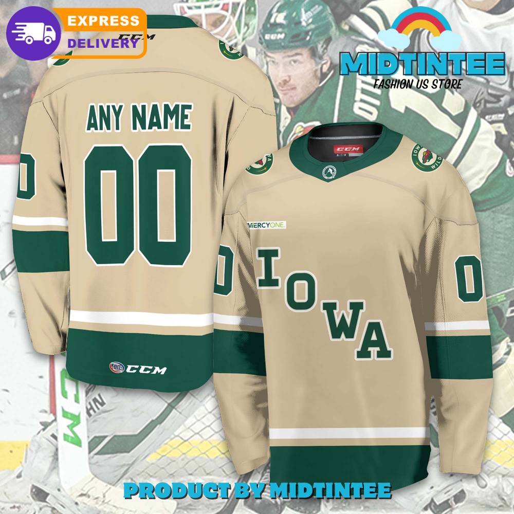 Personalized Ahl Iowa Wild 2024 Hockey Jersey