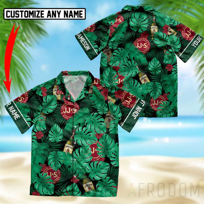 Personalized Tropical Jameson Hawaiian Shirt And Shorts Set - Image 2