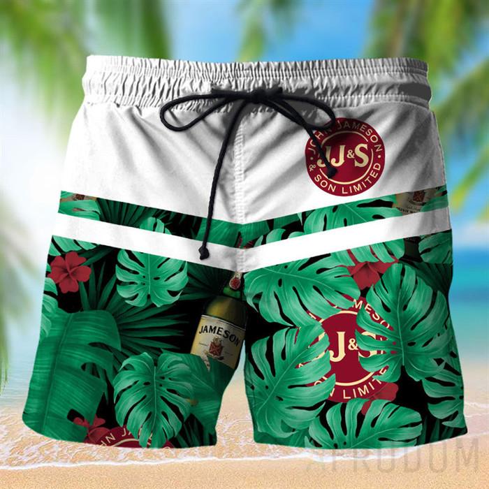 Personalized Tropical Jameson Hawaiian Shirt And Shorts Set - Image 3