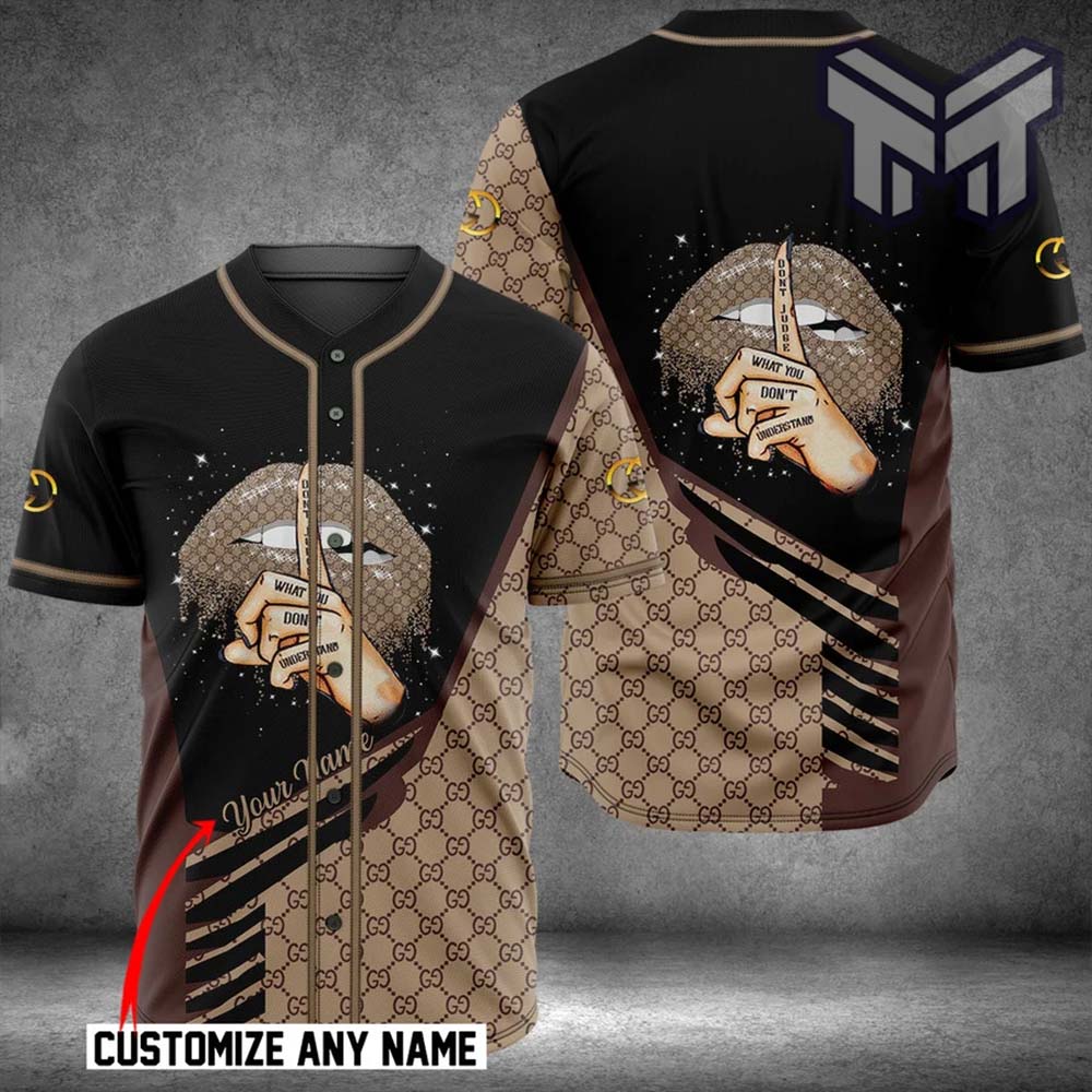 Personalized Gucci Baseball Jersey Shirt Luxury Clothing Clothes Sport For Men Women Hot Type03