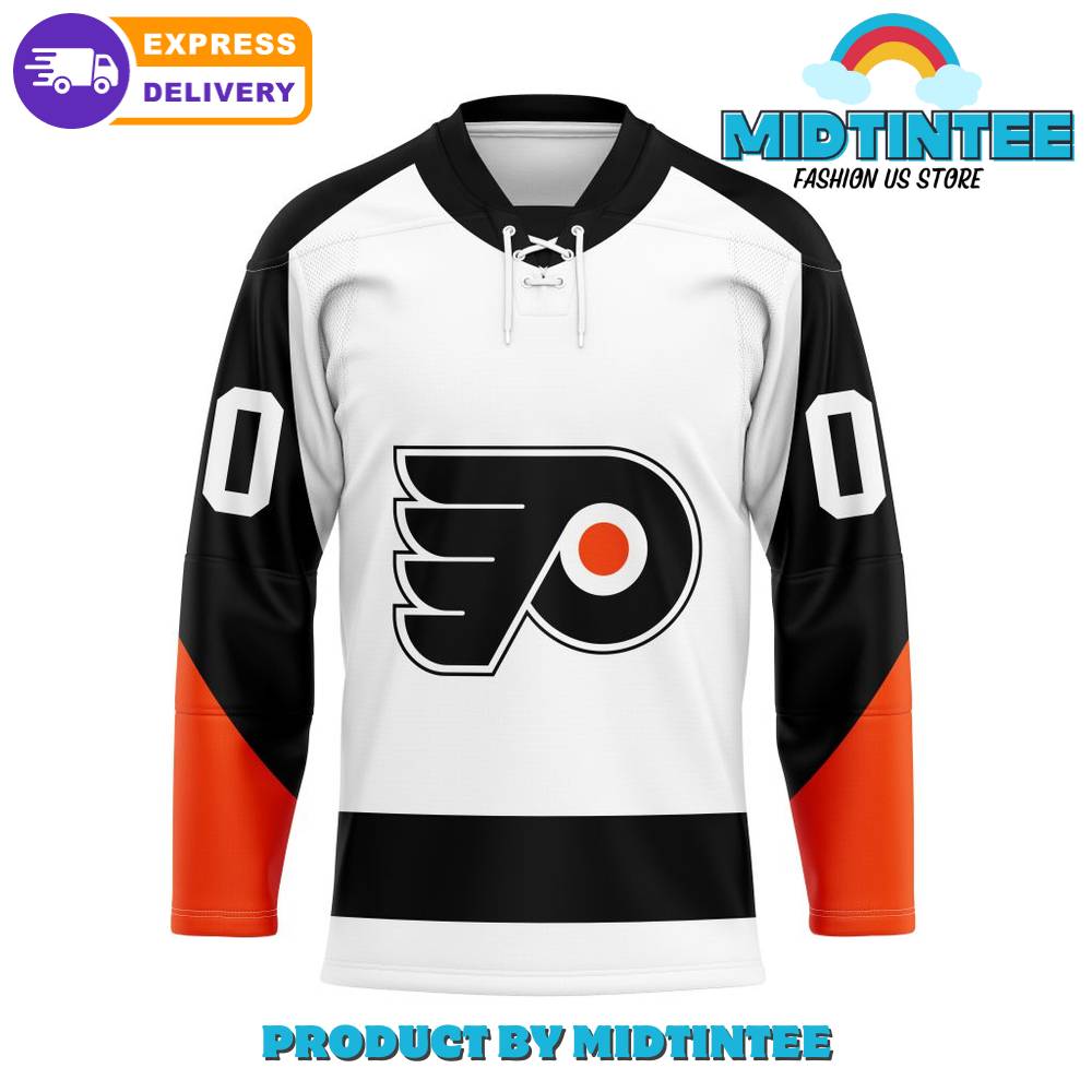 Philadelphia Flyers Customized Reverse Retro Hockey Jersey