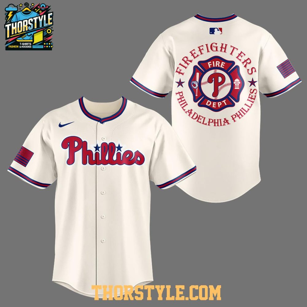 Philadelphia Phillies Firefighter Appreciation And Tribute Night 2026 Jersey - Image 2
