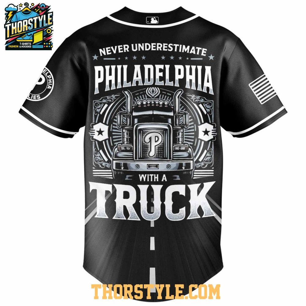 Philadelphia Phillies Nation Truck Driver Appreciation Week 2025 Baseball Jersey - Image 3