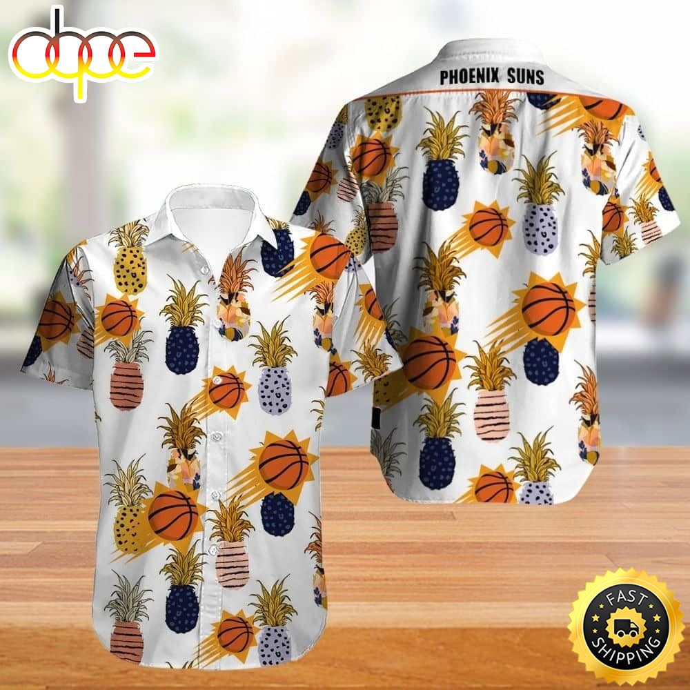 Phoenix Suns Hawaiian Shirt Flower Summer Beach Lovers Gift