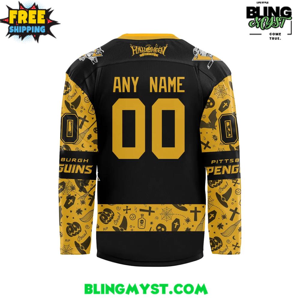 Pittsburgh Penguins 2025 Halloween Night Hockey Jersey - Image 3