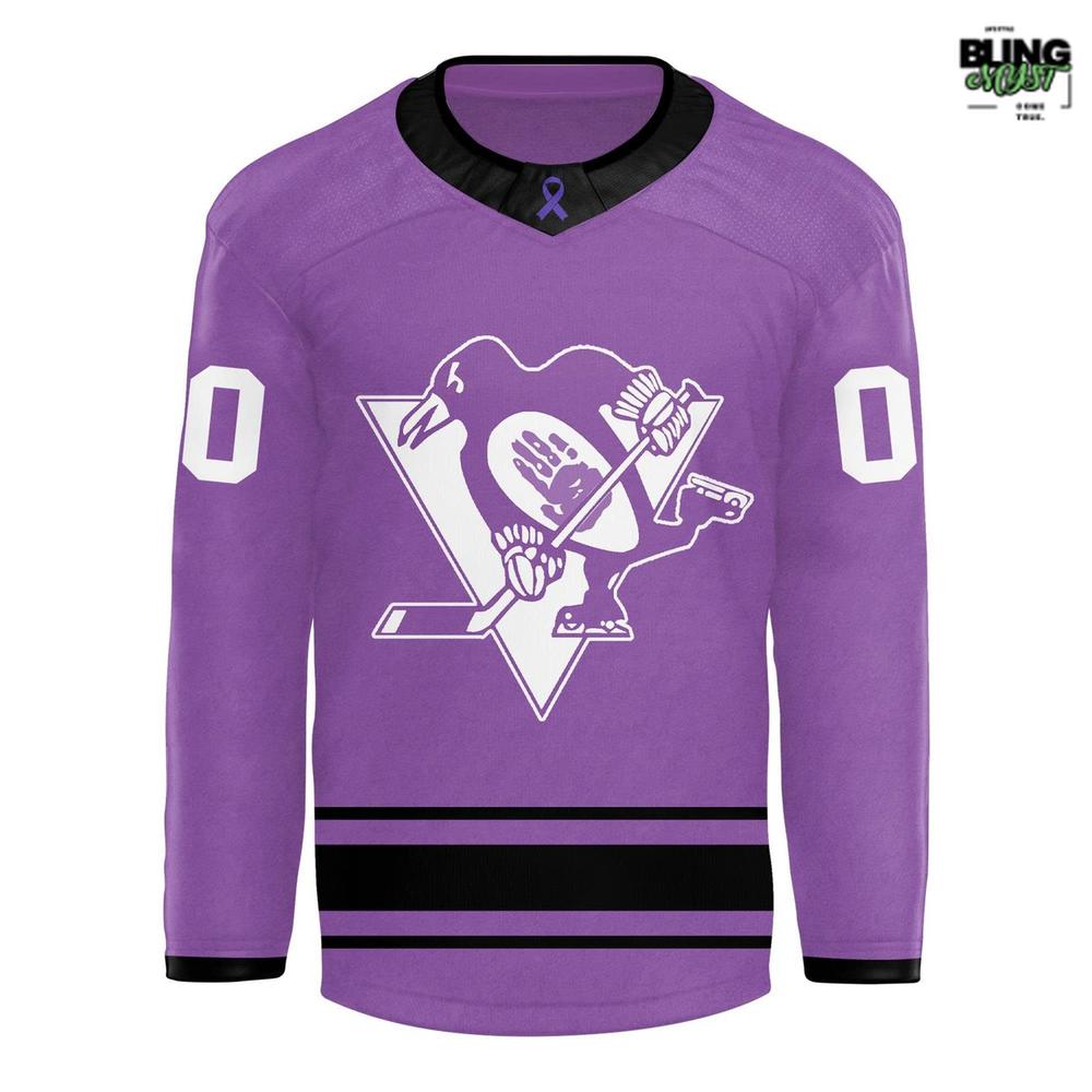 Pittsburgh Penguins 2025 Hockey Fights Cancer Limited Hockey Jersey - Image 2