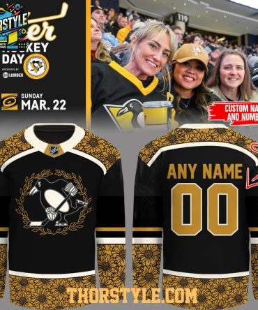 Pittsburgh Penguins 2026 Her Hockey Day Personalized Hockey Jersey