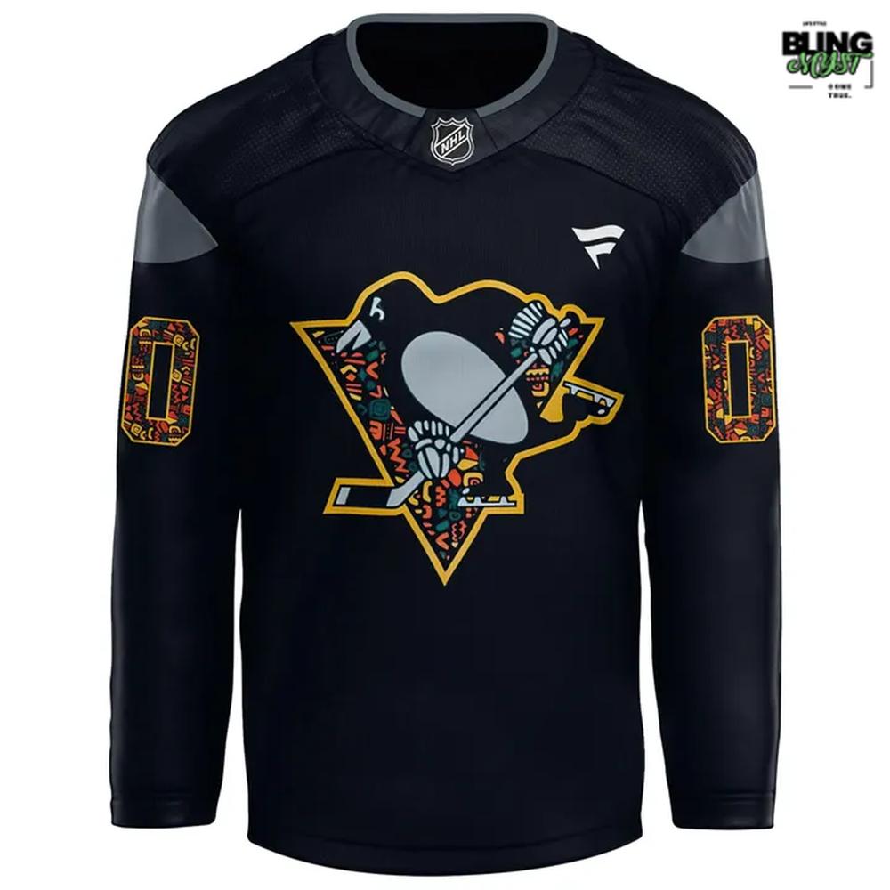 Pittsburgh Penguins Black History 2026 Nhl Hockey Jersey - Image 2