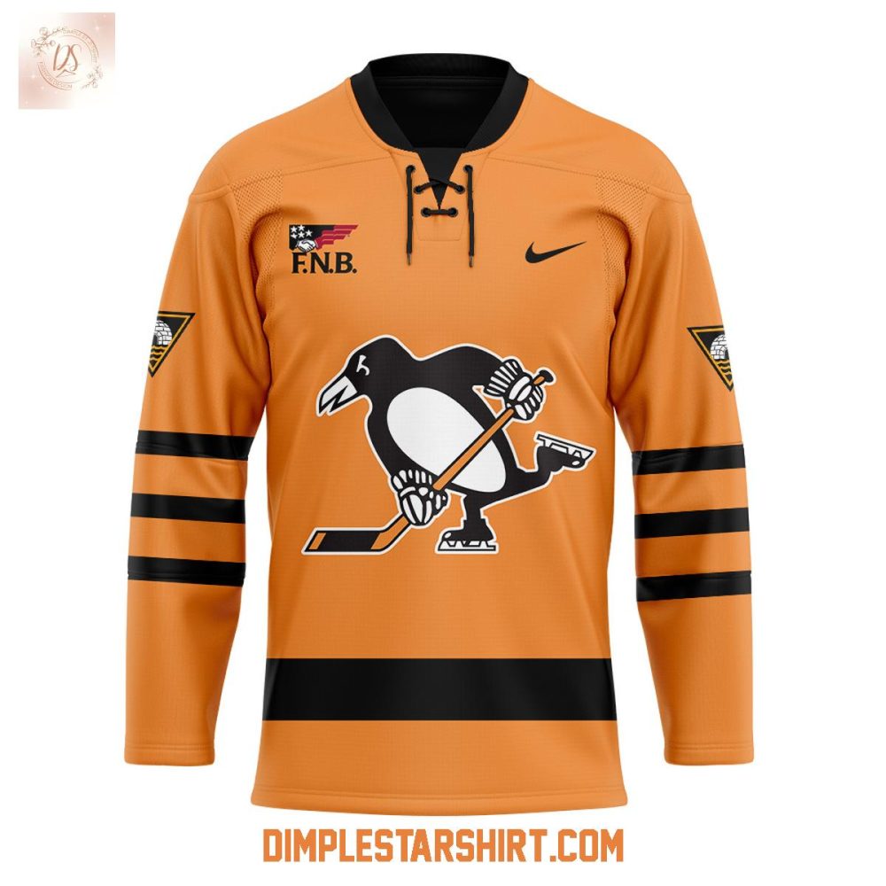 Pittsburgh Penguins Built On History Let'S Go Pens Hockey Jersey - Image 2