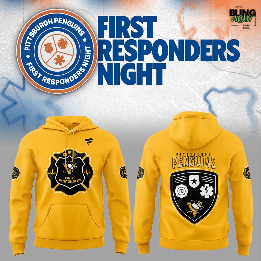 Pittsburgh Penguins First Responders Night 2026 Hockey Jersey - Image 3