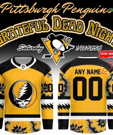 Pittsburgh Penguins Grateful Dead Night 2026 Hockey Jersey