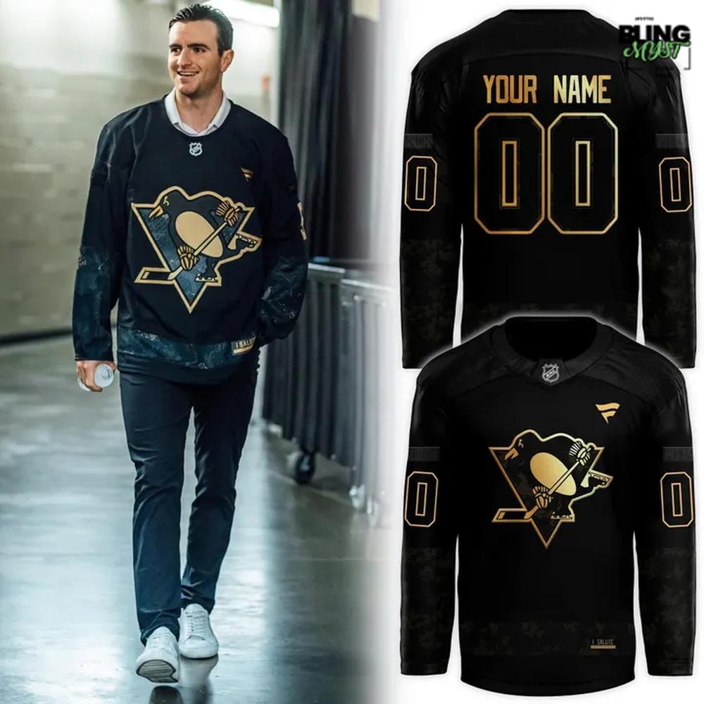 Pittsburgh Penguins Military Night 2025 Hockey Jersey