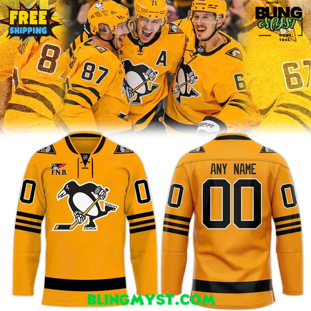 Pittsburgh Penguins New Uniforms 2025-2026 Hockey Jersey