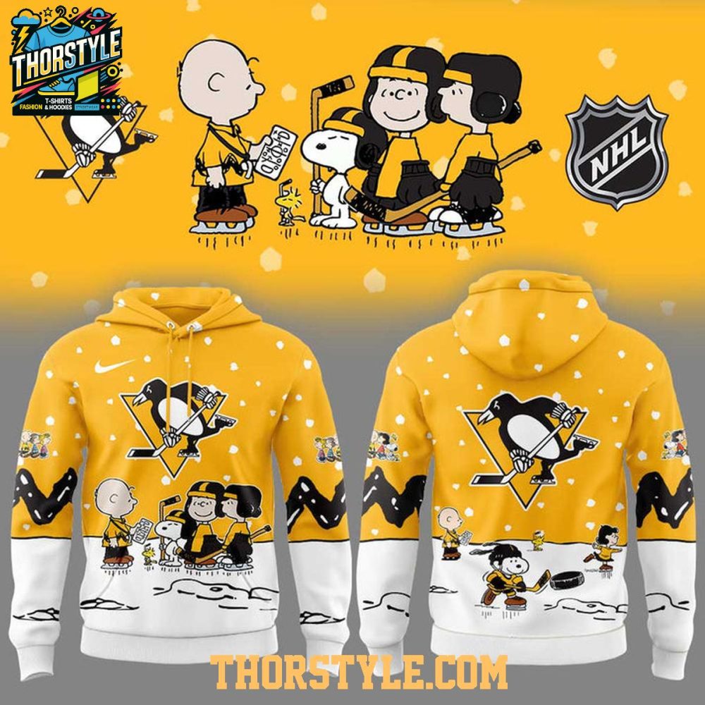 Pittsburgh Penguins Peanuts Night 2026 Nhl Game Hoodie T-Shirt