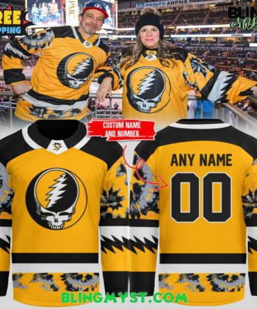 Pittsburgh Penguins X Grateful Dead Night 2026 Hockey Jersey
