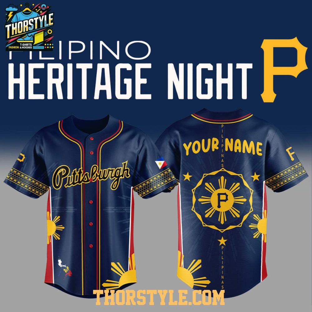 Pittsburgh Pirates Pinoy Filipino Heritage 2025 Culture Baseball Jersey