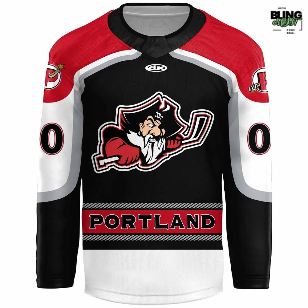 Portland Pirates X Pirates Nights Special Edition Hockey Jersey - Image 2