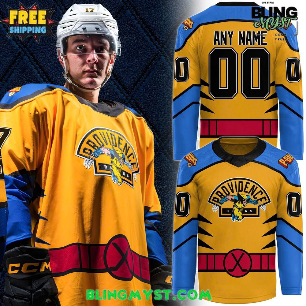 Providence Bruins Marvel Weekend Special Edition Hockey Jersey